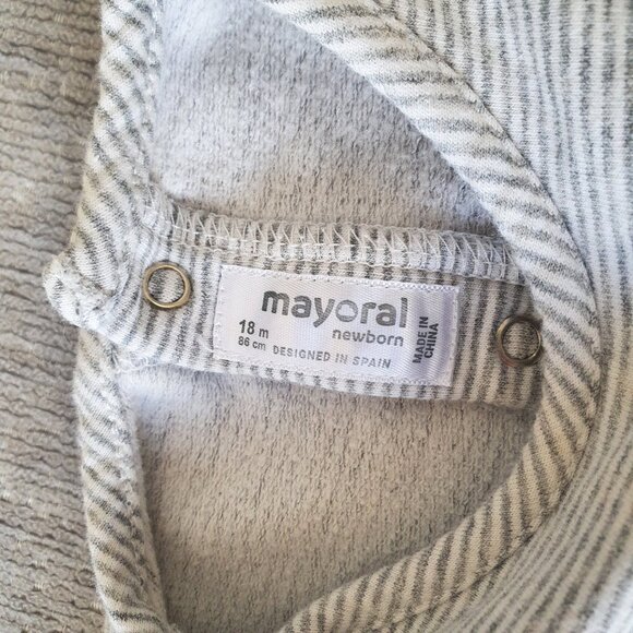 Mayoral Baby Striped Sweater Size 18 Months - Picture 3 of 5